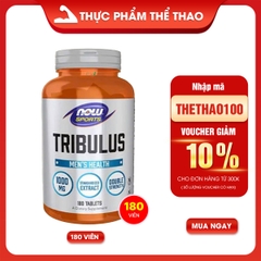 NOW Tribulus 1000mg (90 Viên) - Hỗ Trợ Tăng Hoocmon Nam Giới