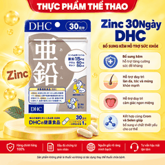 DHC Zinc 30 Viên Nhật Bản – Bổ Sung Kẽm, Crom, Selen Hỗ Trợ Sức Khỏe