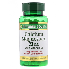 Canxi Nature's Bounty Calcium Magnesium Zinc (100v)