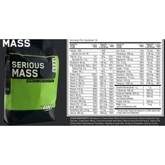 SERIOUS MASS (12lbs)