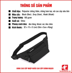 TÚI ĐEO CHÉO THỂ THAO SIÊU NHẸ (3 LOẠI)