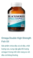 Blackmores Omega Double High Strength Fish Oil 90 viên