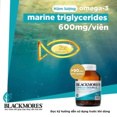 Blackmores Omega Double High Strength Fish Oil 90 viên