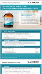 Blackmores Omega Double High Strength Fish Oil 90 viên