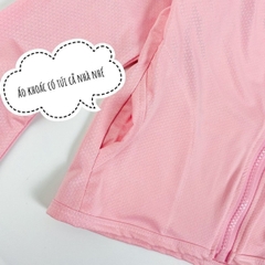Áo khoác chống nắng vải thun kim cương AKTKC