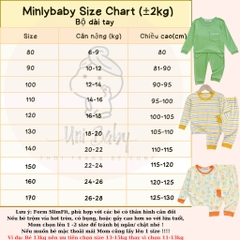 D950 - Bộ dài thun lạnh Minlybaby bé gái in họa tiết