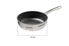 Chảo inox 5 đáy Sunhouse IN26M2