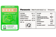 Tủ lạnh Panasonic Inverter 491 lít NR-F503GT-X2