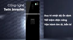 Tủ lạnh Aqua Inverter 344 lít AQR-T389FA(WGB)