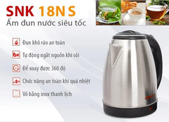 Ấm siêu tốc 1.8L Sanaky SNK-18NS 1500W
