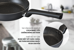 Chảo Sunhouse CT28 Plus 3 đáy 28Cm