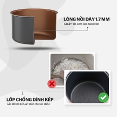 NỒI CƠM ĐIỆN 3L SUNHOUSE SHD8308