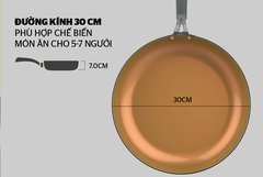 Chảo chiên Ceramic đáy từ Sunhouse SHG1130MCA