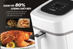 NỒI CHIÊN KHÔNG DẦU 4.5L SUNHOUSE MAMA SHD4086W