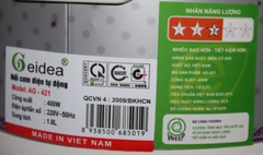Nồi Cơm Điện Nắp Gài Geidea AG-421