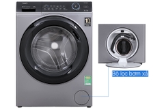 Máy giặt Aqua Inverter 9kg AQD-A900F.S bạc