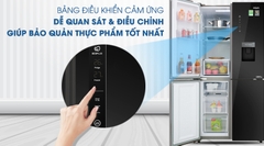 Tủ lạnh Aqua Inverter 456 lít AQR-IGW525EM GB