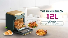 Nồi chiên không dầu 12L Mutosi MF-98C