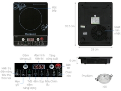 bếp từ đơn kangaroo KG420I