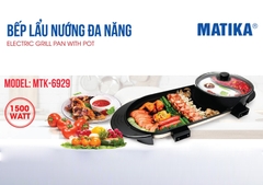 Bếp nướng điện có lẩu Matika MTK6929