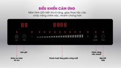 Bếp từ đôi Mutosi MI-92D