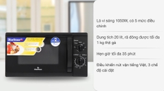 Lò vi sóng Bluestone MOB-7708B 20 lít