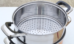 Bộ nồi xửng hấp Goldsun GE05 2303SG size 24cm