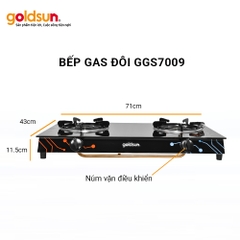 Bếp Gas Dương Goldsun GGS7009