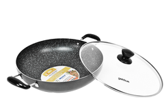 Chảo xào chống dính Goldsun có nắp GPA1001-32IH 32cm