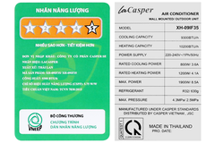 Máy lạnh hai chiều Inverter 1 HP Casper XH-09IF35