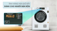 Máy sấy thông hơi Aqua 7 Kg AQH-V700FW