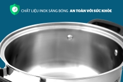 Bộ nồi inox 3 đáy Sunhouse SH333