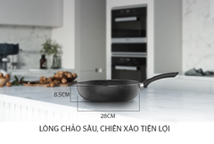 Chảo sâu đáy từ size 28cm Sunhouse SHS28MB