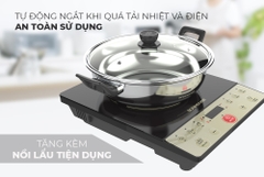 BẾP TỪ ĐƠN SUNHOUSE 2000W SHD6165