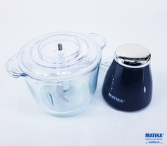Máy xay thịt Matika vỏ thuỷ tinh MTK-3220 300W