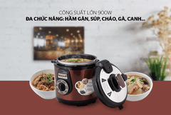 Nồi áp suất điện đa năng SUNHOUSE SHD1562