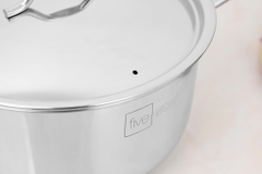 Nồi inox lẻ Five Star 3 đáy size 20cm FSN20IN003 nắp inox