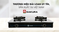 Bếp ga đôi dương Sakura SA-690GH