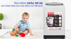 Máy giặt Sharp 9 kg ES-W90PV-H