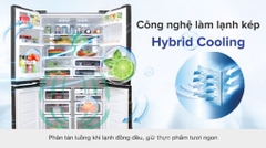 Tủ lạnh 4 cánh Sharp SJ-FX630V-ST - 626 Lít