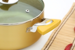 Bộ nồi ANOD 3C Sunhouse màu vàng SHD-8834