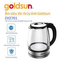 Ấm siêu tốc Goldsun Thủy Tinh 1.8L CH2701