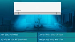 Điều hòa Casper 1 chiều Inverter 18.000BTU GC-18IS32