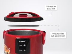 Nồi cơm Kipor 1,2L màu đỏ KP N1512