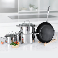 Bộ nồi chảo Elmich EL8075 16,20,22cm, chảo 26cm