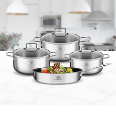 Bộ nồi chảo Elmich EL8075 16,20,22cm, chảo 26cm