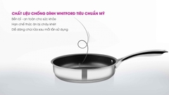 Bộ nồi chảo inox 3 lớp cao cấp Mutosi 4 chiếc MC-347