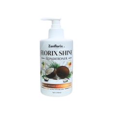 Zenflorix Dầu xả Florix Shine hỗ trợ dưỡng tóc mềm mượt giúp ngăn rụng tóc dầu  gội