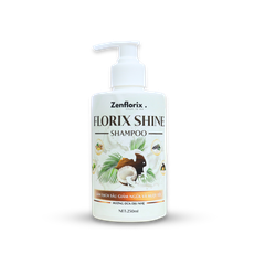 Zenflorix Dầu gội Florix Shine hỗ trợ làm sạch gàu và giảm ngứa da đầu dầu  gội