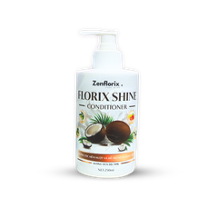 Zenflorix Dầu xả Florix Shine hỗ trợ dưỡng tóc mềm mượt giúp ngăn rụng tóc dầu  gội